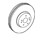 43512F6010 - Brakes: Rotor for Toyota Image