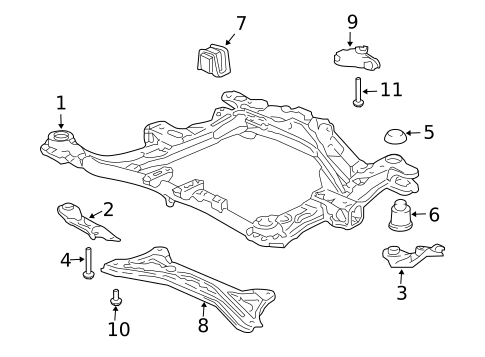 Suspension Mounting for 2008 Honda Pilot #0