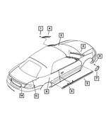 6036070AA - Exterior Ornamentation: Round Head Screw And Washer for Mopar Image