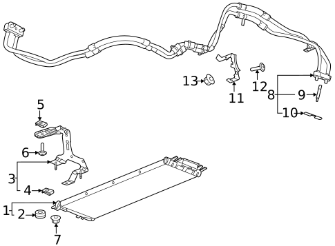 Trans Oil Cooler for 2021 Cadillac CT5 #0
