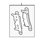 98735293903 - Brakes: Brake Pads for Porsche: 718 Boxster, 718 Cayman, Boxster, Cayman Image