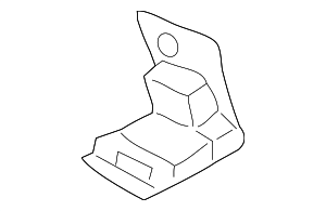 4B5863627B01C - Body: Spare Tire Compartment Cover Latch for Audi Image