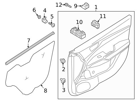 Switches, Solenoids & Actuators for 2022 Hyundai Accent #0