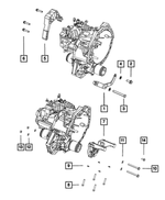 68073053AC - C514; 5-Speed; Manual Transaxle: Differential Bracket for Mopar Image