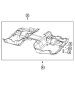 5PL11ZDMAA - Interior Trim: Carpet Clip for Mopar Image