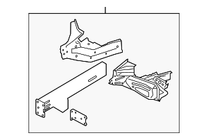T1MZ7810009A - : Member Side Floor for Ford: Explorer, Police Interceptor Utility | Lincoln: Aviator Image