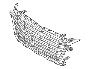8S0853651B1RR - Body: Grille for Audi Image