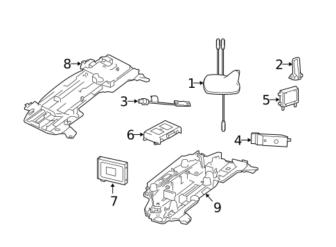 Antenna & Radio for 2020 Mercedes-Benz GLA 45 AMG&reg; #1