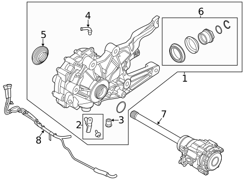 Carrier & Components for 2020 Ford Explorer #0