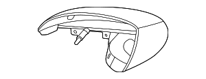 87616T1000 - Body: Mirror Cover for Hyundai Image