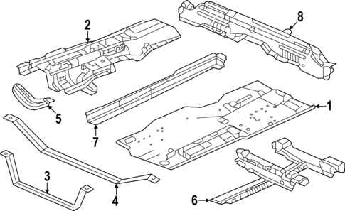 Floor & Rails for 2024 Honda HR-V #0