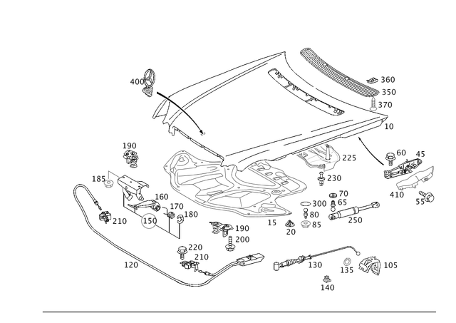 2116820626 - Attachment Parts: Damping for Mercedes-Benz: E320, E500, E55 AMG Image image