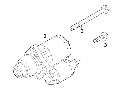 Starter for 2025 Mitsubishi Outlander #0