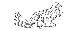 F6DZ6A025A - Engine: Automatic Transmission Mount Bracket for Ford Image