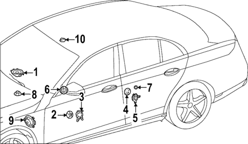 Antenna & Radio for 2025 Mercedes-Benz C43 AMG #0