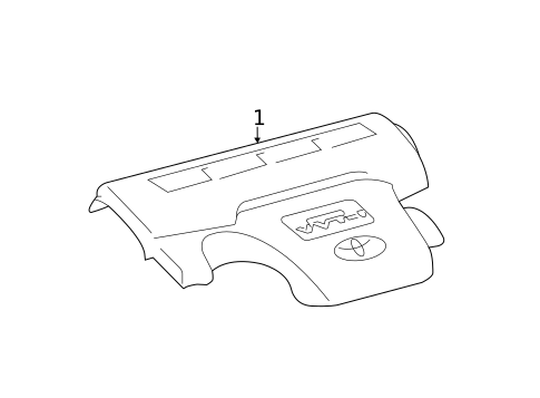 Engine Appearance Cover for 2018 Toyota Avalon #0