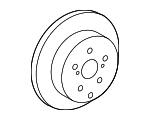 4243102220 - Brakes: Rotor for Toyota Image