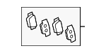 446602220 - Brakes: Brake Pads for Toyota Image