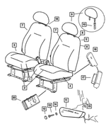 4671887AA - : Heated Seat Module for Mopar Image