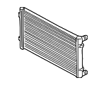 1J0121253S - Cooling System: Radiator for Volkswagen: Golf, Jetta, R32 Image