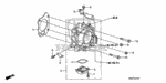 16176RBC004 - Engine: GASKET, THROTTLE BODY for Honda Image