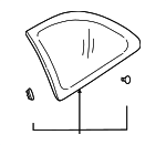 65201FA291 - Body: Glass for Subaru: Impreza Image