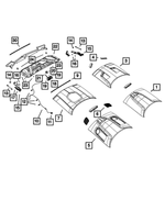 6509606AA - Body Sheet Metal Except Doors: Hex Head Pilot Point Screw And Washer for Mopar Image