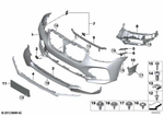 51117417943 - : Trim, Bumper Front for BMW Image