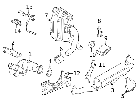 Catalytic Converter for 2011 Porsche 911 #0
