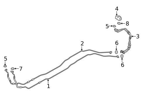 Rear AC Lines for 2017 BMW 740e xDrive #0