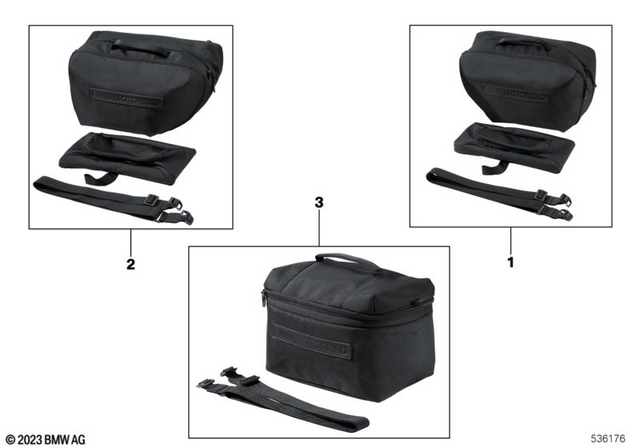77415A6ED24 - Luggage &amp; Storage: Vario case liner, left for BMW-Motorrad Image