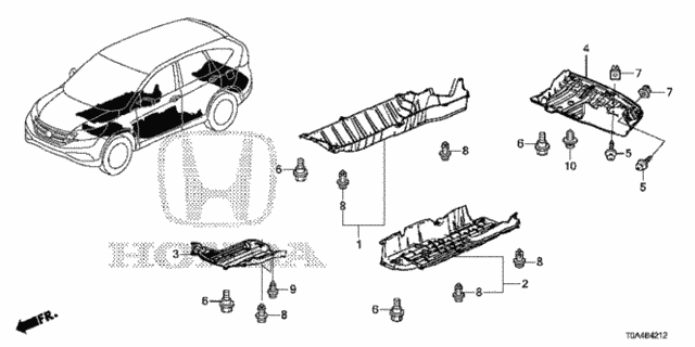 Under Cover for 2012 Honda CR-V #0