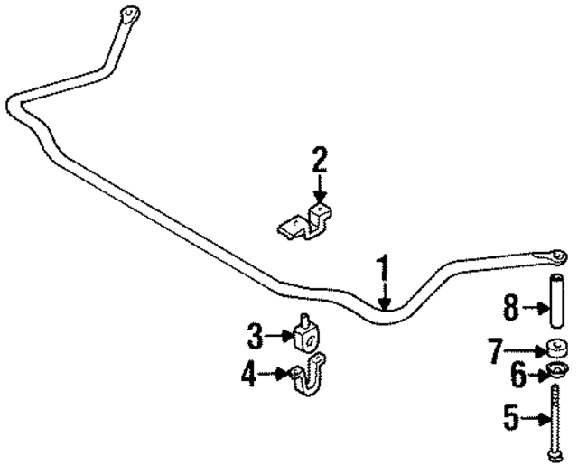 LA2534156 - : Stabilizer Bar Bushing for Mazda Image