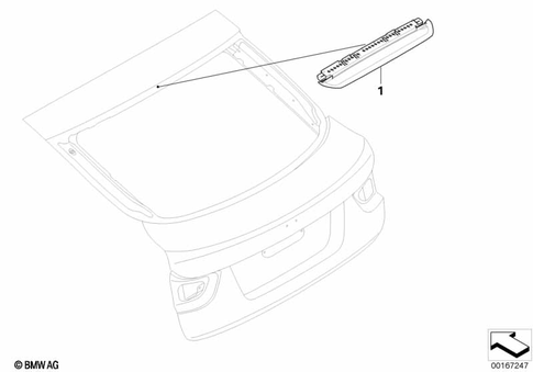 Third Stoplamp for 2009 BMW X6 35iX #0