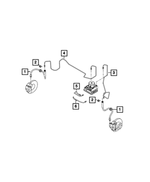 68607154AA - : Brake Hose for Mopar Image