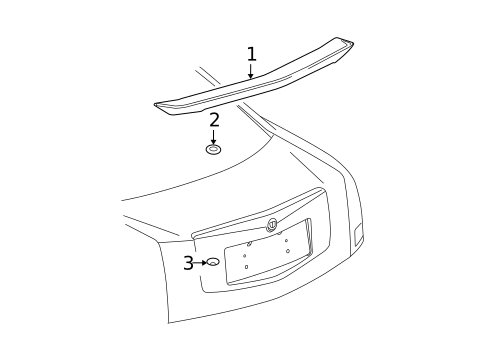 Spoiler for 2006 Cadillac CTS #0