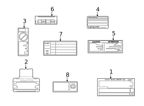 Labels for 2013 Scion tC #0
