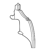 74295TBAA00 - Body: Fender Insulator for Honda: Civic Image