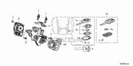 35103S04003 - Electrical/Exhaust/Heater/Fuel: SCREW, RECESSED for Honda Image