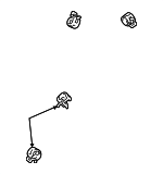 3292352040 - Cooling System: Transmission Oil Cooler Line Clamp for Toyota: Camry, Crown Image