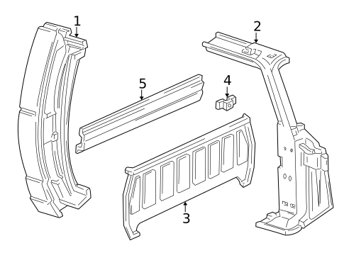 Side Panel & Components for 2009 Mazda B4000 #0
