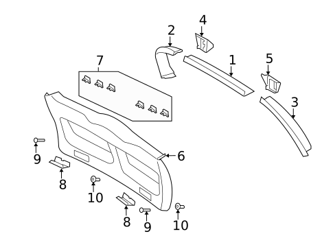 Interior Trim for 2009 Land Rover LR2 #0