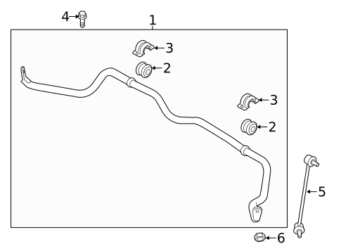 Stabilizer Bar & Components for 2018 Kia Sedona #1