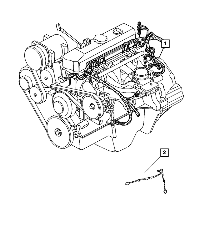 56049325AC - Electrical: Engine Wiring for Mopar Image image