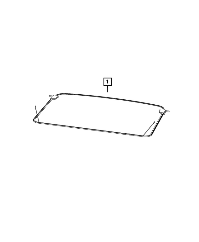 7LS93TX7AC - : Cargo Area Cover for Mopar Image