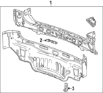 26604410 - Body: Rear Body Panel for Buick: Enclave | Chevrolet: Traverse | GMC: Acadia Image