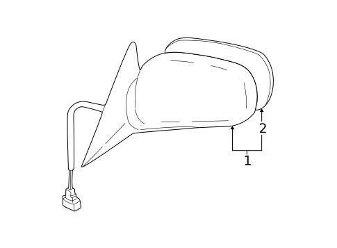 Outside Mirrors for 2005 Subaru Forester #0