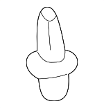 9008046252 - Body: Window Trim Clip for Toyota: Avalon, Sienna Image