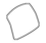 LR128754 - : Weatherstrip for Land Rover: Range Rover Evoque Image