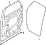 1T3831056D - Body: Door Shell for Volkswagen: ID. Buzz Image